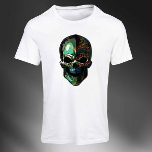 Camiseta Green Skull