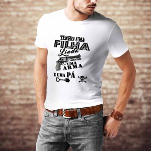 Camiseta Tenho uma filha linda…