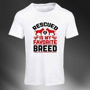 Camiseta Rescued Dog